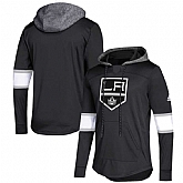 Women Los Angeles Kings Black Customized All Stitched Hooded Sweatshirt,baseball caps,new era cap wholesale,wholesale hats